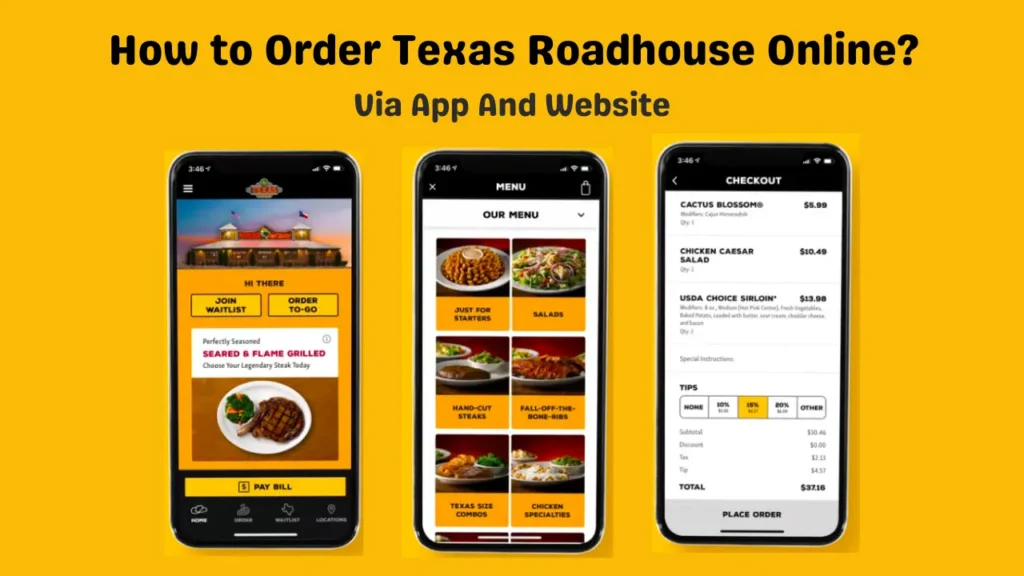 How to Order Texas Roadhouse Online