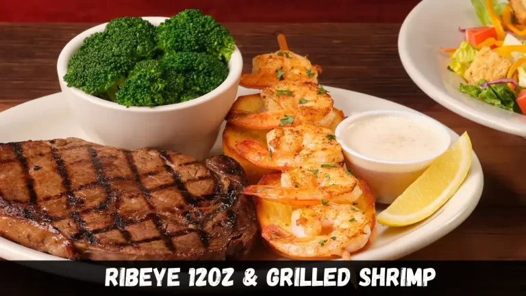 Ribeye 12oz & Grilled Shrimp