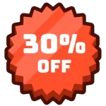 30% OFF
